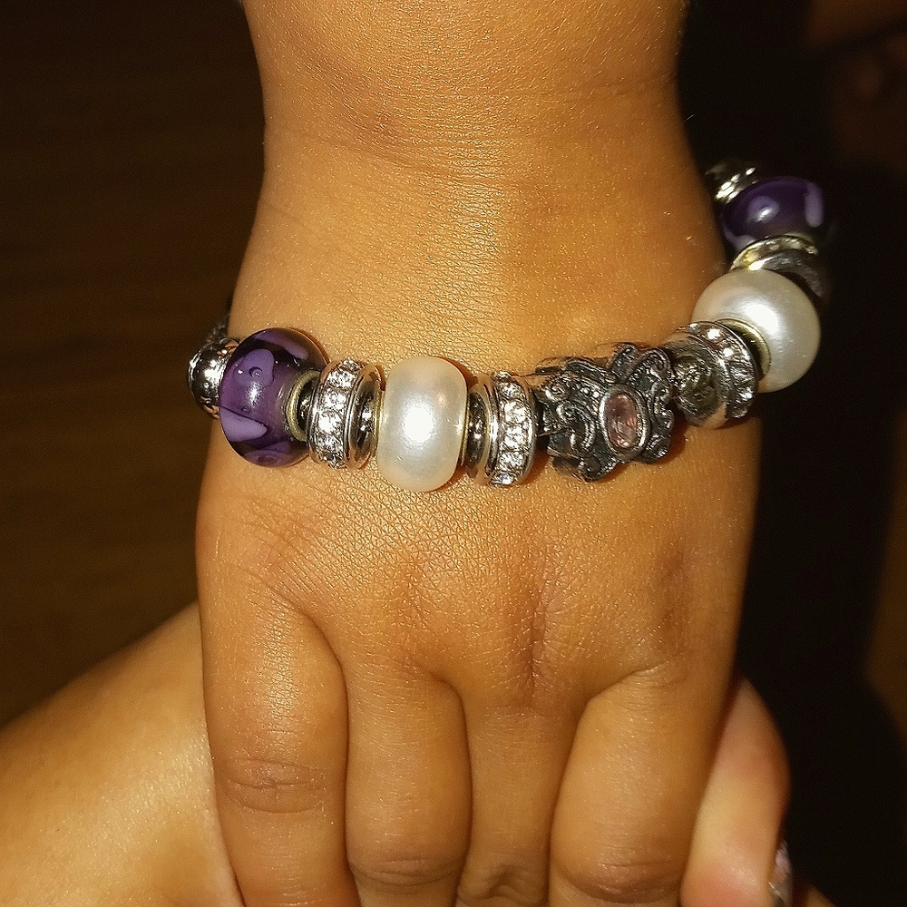 Toddler Girl Butterfly Charm Bracelet
